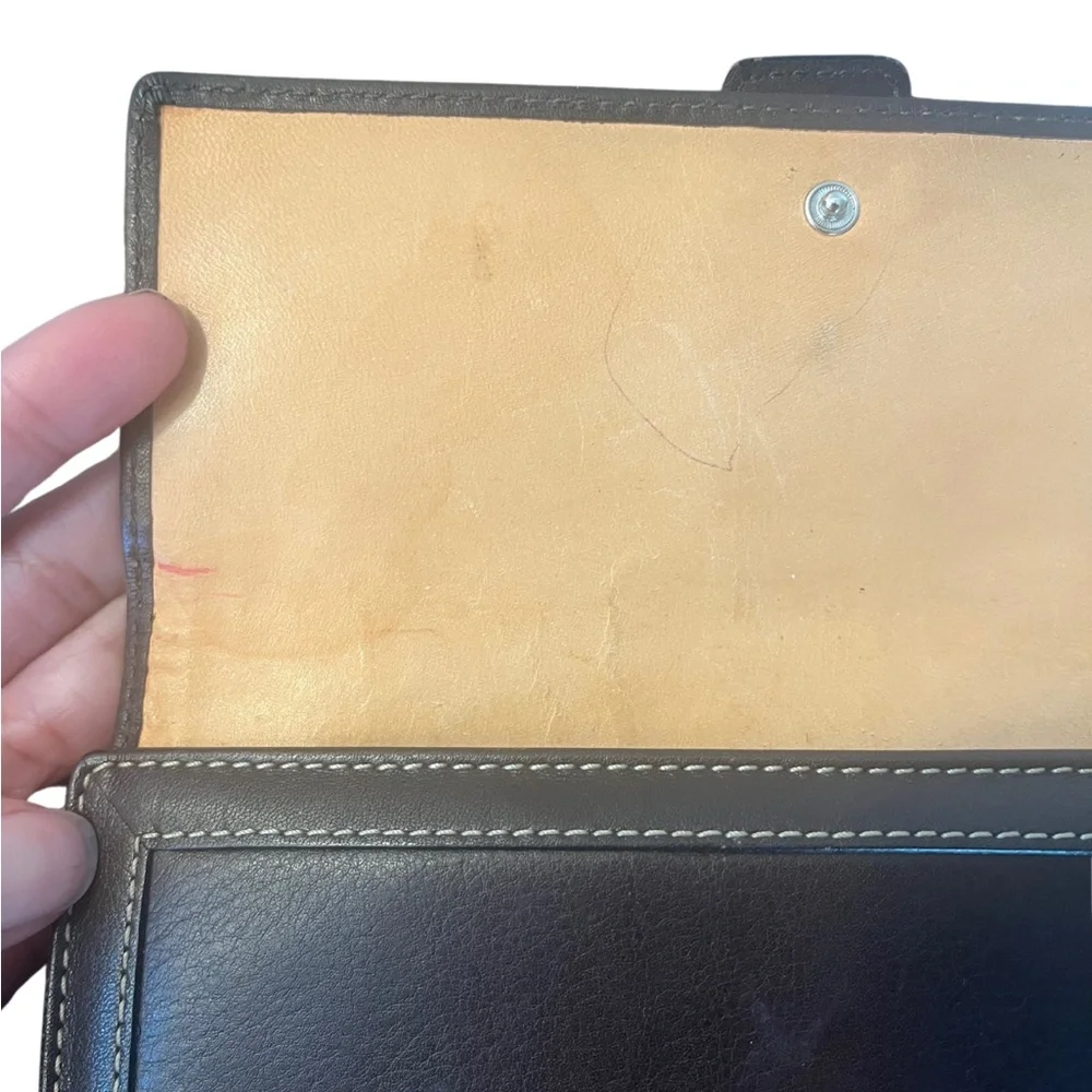 Coach SoHo Brown Trifold Wallet - Picture 13 of 14